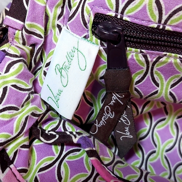 Vera Bradley 'Alice Loves Me' Kiss-Lock Purse in "Purple Punch" - Picture 10 of 11